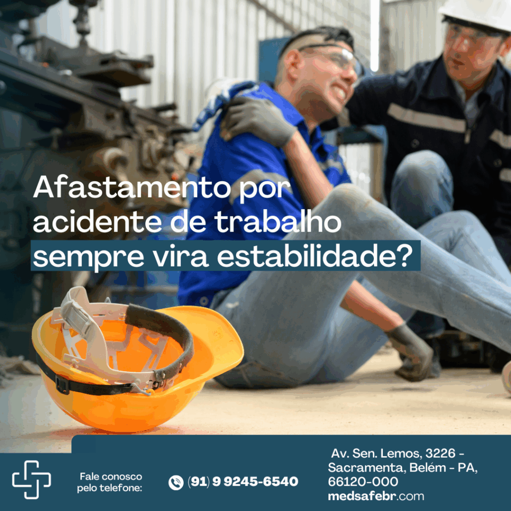 acidente de trabalho estabilidade