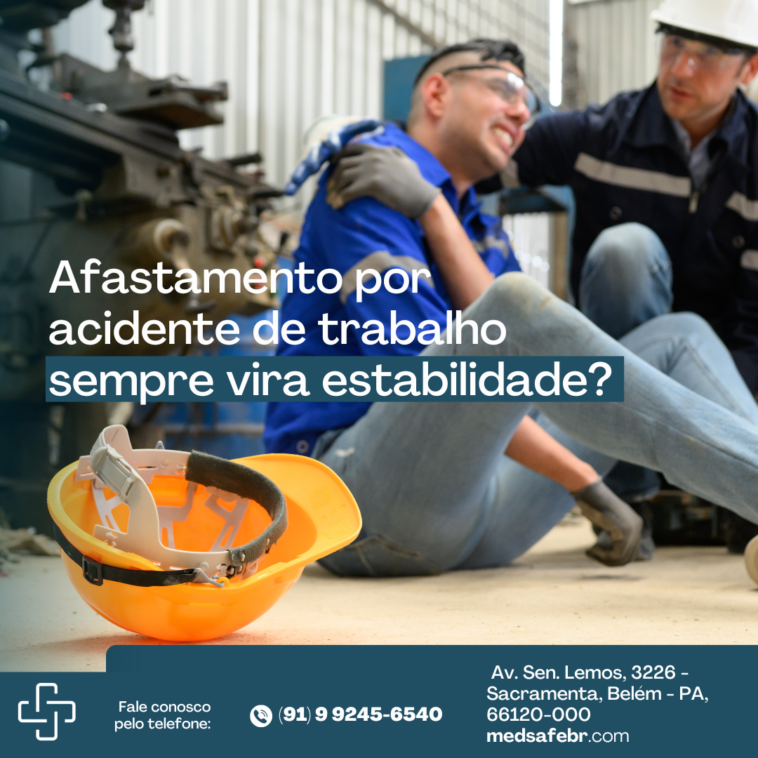 acidente de trabalho estabilidade