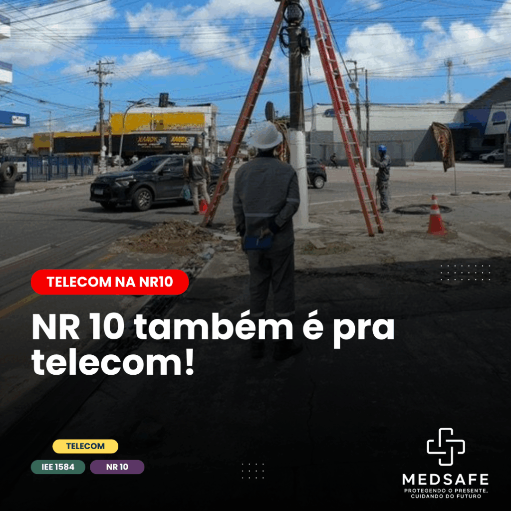 Mesmo sem atuar diretamente com eletricidade, técnicos de telecom estão dentro da zona de risco elétrico. A NR 10 é obrigatória para quem trabalha por proximidade, e ignorar isso pode custar caro ou custar uma vida.