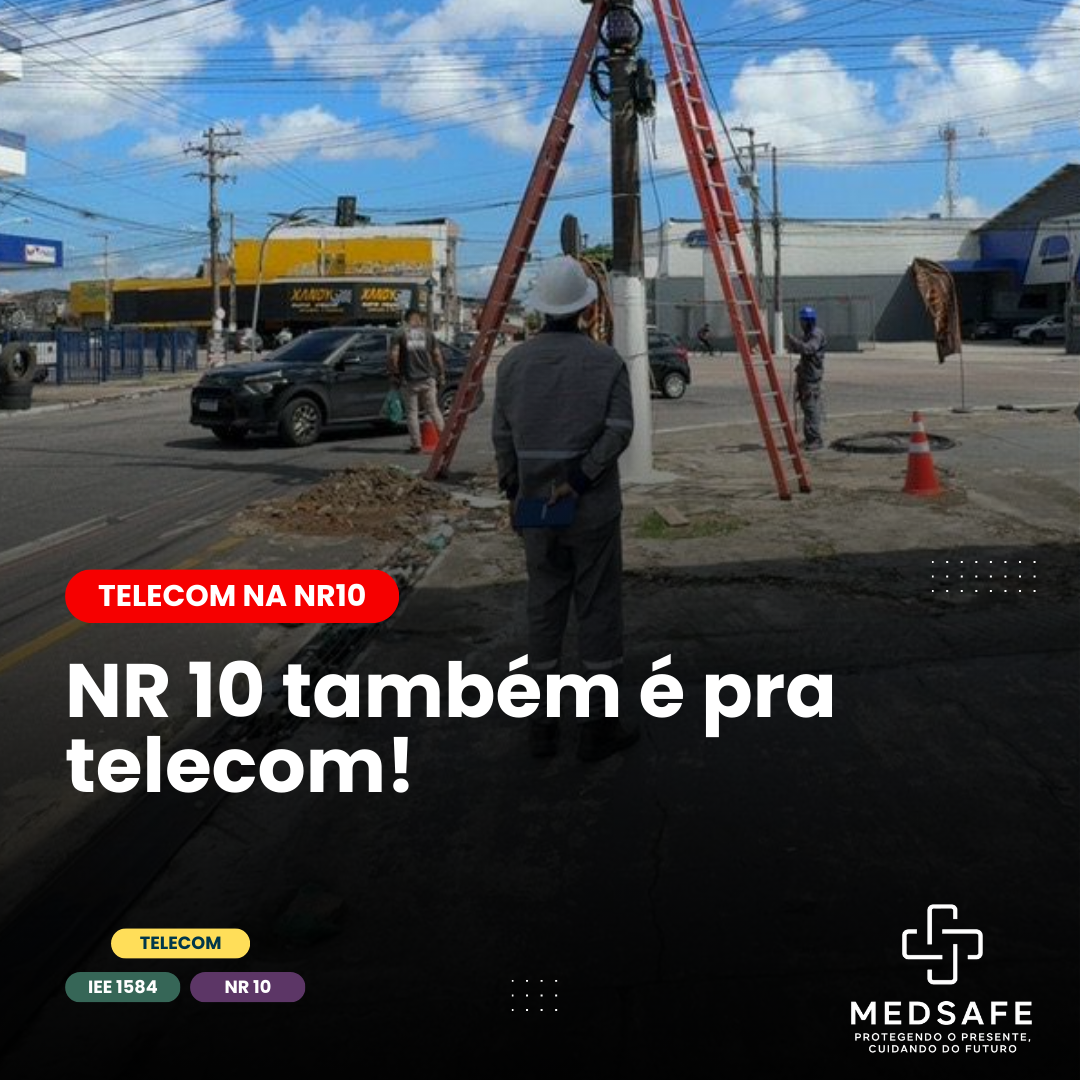 Mesmo sem atuar diretamente com eletricidade, técnicos de telecom estão dentro da zona de risco elétrico. A NR 10 é obrigatória para quem trabalha por proximidade, e ignorar isso pode custar caro ou custar uma vida.