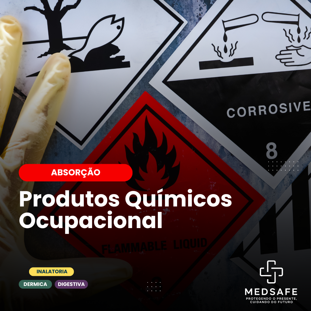 Absorção Produtos Químicos Ocupacional: Vias Exposição e Proteção SST