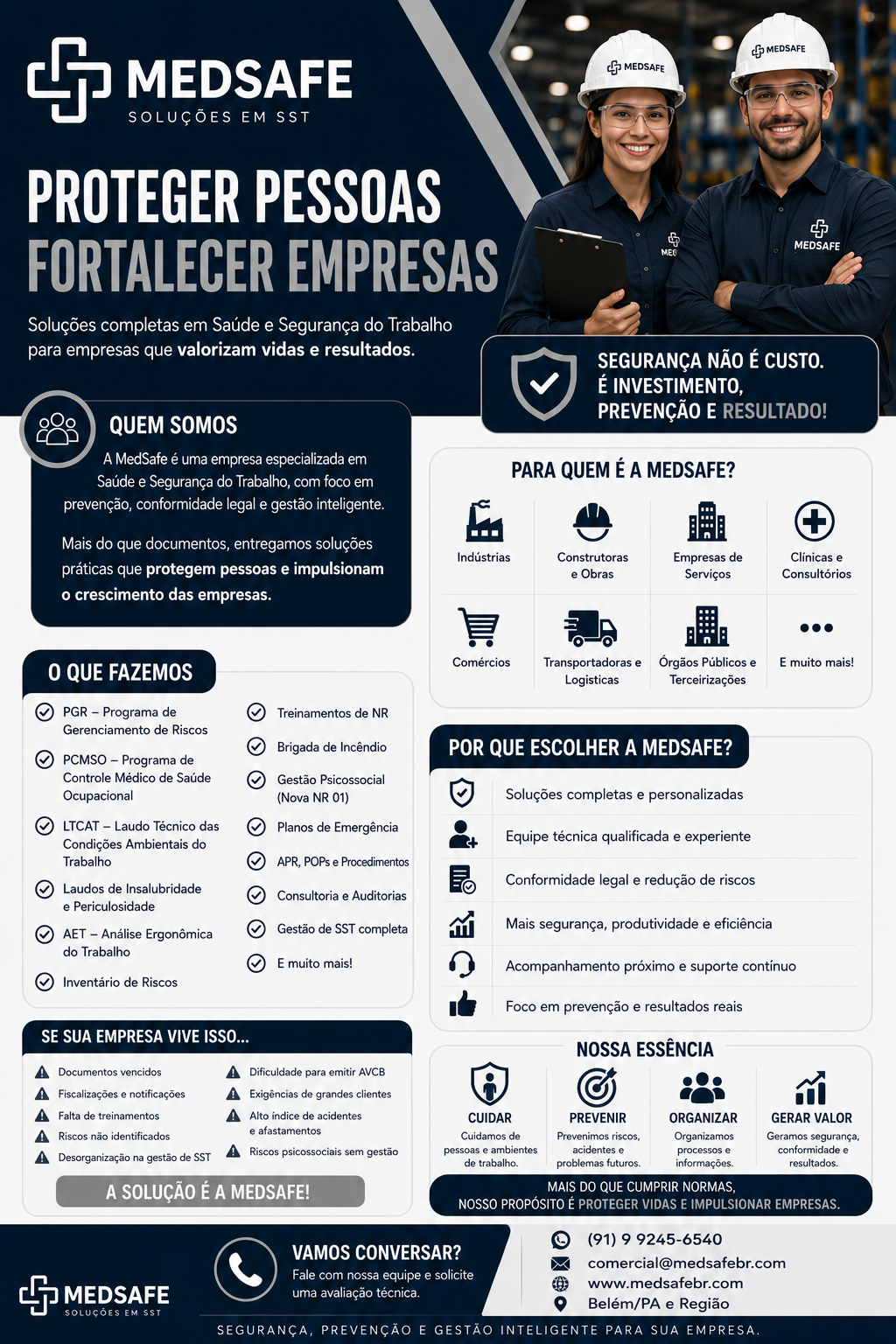 MedSafe SST: Segurança do Trabalho em Belém
